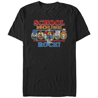 Men's Schoolhouse Rock! Characters Graphic Tee