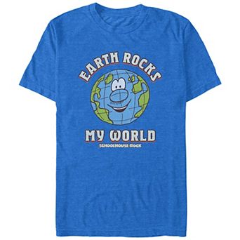Men's Schoolhouse Rock! Earth Rock My World Graphic Tee