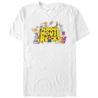 Men's Schoolhouse Rock! Group Poster Graphic Tee