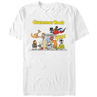 Men's Schoolhouse Rock! Grammar Rock Graphic Tee