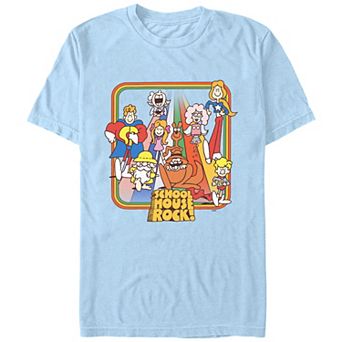 Men's Schoolhouse Rock! Rainbow Road Walk Graphic Tee