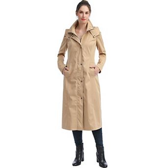 Women's Bgsd Kathy Waterproof Hooded Long Raincoat