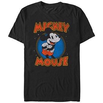 Men's Comfort Colors® Disney's Mickey Mouse Distressed Style Design Graphic Tee