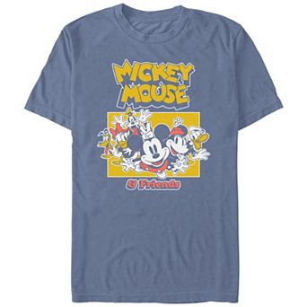 Men's Comfort Colors® Disney's Mickey Mouse And Friends Happy Group Graphic Tee