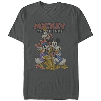 Men's Comfort Colors® Disney's Mickey Mouse And Friends Group Hug Graphic Tee