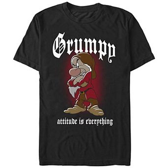 Men's Comfort Colors® Disney's Snow White And The Seven Dwarfs Grumpy Attitude Is Everything Graphic Tee