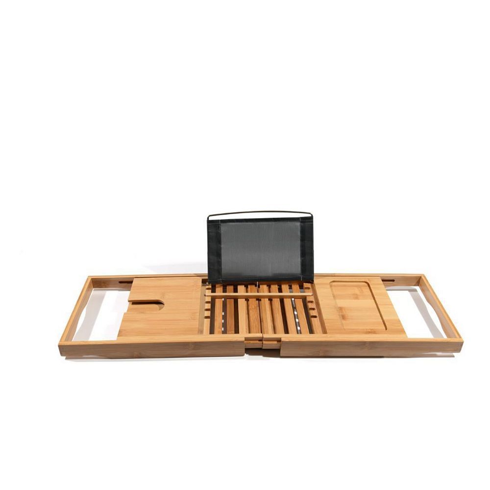 Combohome Bathtub Tray Caddy Foldable Waterproof Bath Tray And Bath Caddy Bamboo