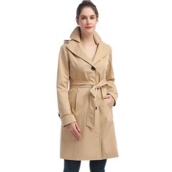 Women's Bgsd Eva Waterproof Hooded Trench Coat
