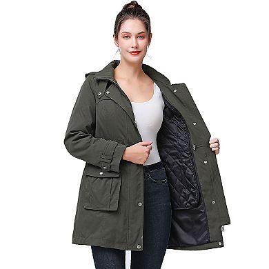 Women's Bgsd Jamie Waterpoof Hooded Zip-out Lined Anorak Jacket