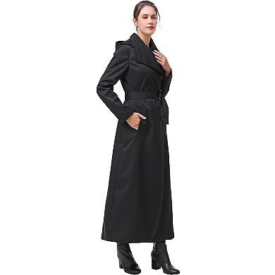 Women's Bgsd Jessica Waterproof Hooded Long Trench Coat