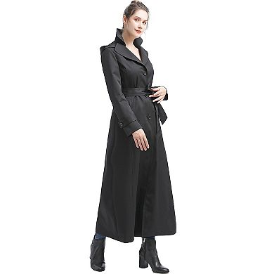 Plus Size Bgsd Katie Waterproof Hooded Long Trench Coat