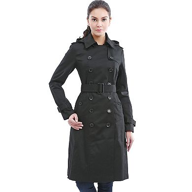 Women's Bgsd Chloe Waterproof Hooded Long Trench Coat