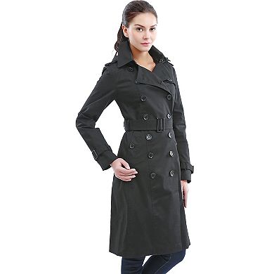 Women's Bgsd Chloe Waterproof Hooded Long Trench Coat