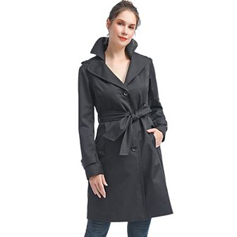 Plus Size Bgsd Eva Waterproof Hooded Trench Coat