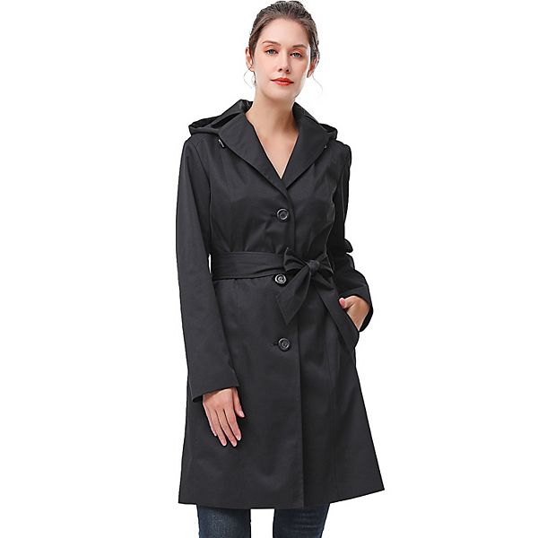 Plus Size Bgsd Aleah Waterproof Hooded Trench Coat