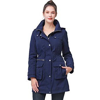 Plus Size Bgsd Jamie Waterpoof Hooded Zip-out Lined Anorak Jacket