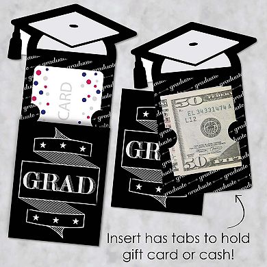 Big Dot Of Happiness Graduation Cheers - Grad Party Money & Nifty Gifty Card Holders 8 Ct