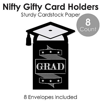 Big Dot Of Happiness Graduation Cheers - Grad Party Money & Nifty Gifty Card Holders 8 Ct