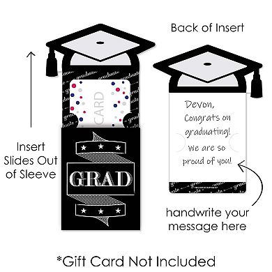 Big Dot Of Happiness Graduation Cheers - Grad Party Money & Nifty Gifty Card Holders 8 Ct