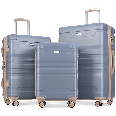 Luggage Sets Of 3 20 24 28 Expandable Hardshell Lightweight Spinner Wheels Tsa Lock
