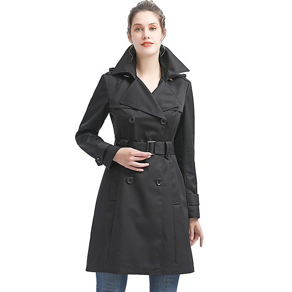 Plus Size Bgsd Emma Waterproof Hooded Trench Coat