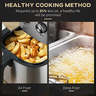 6.9 qt Air Fryer Oven with Adjustable Timer & Temperature