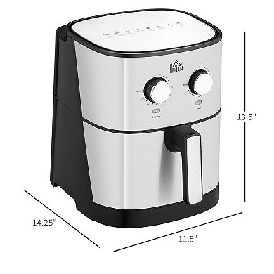 6.9 qt Air Fryer Oven with Adjustable Timer & Temperature