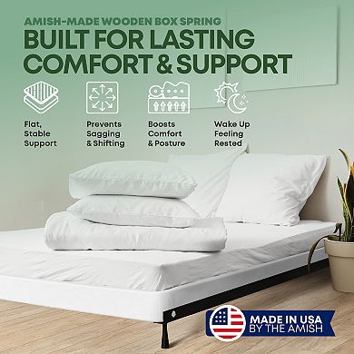 Continental Sleep, 4.5" Box Spring/foundation Easy Simple Assembly.