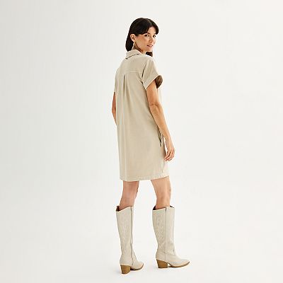 Women's Sonoma Goods For Life Short Sleeve Popover Dress