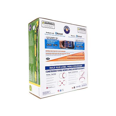 Lionel John Deere LIonChief Bluetooth 5.0 Freight Set