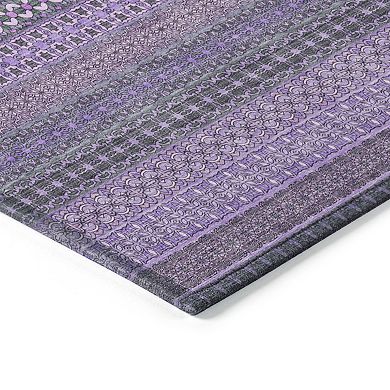 Addison Chantille Striped Washable Indoor / Outdoor Throw or Area Rug