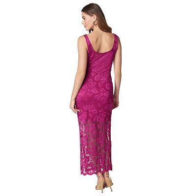 pink lace dress size 8 Olivia Pink Bodycon Short Lace Dress