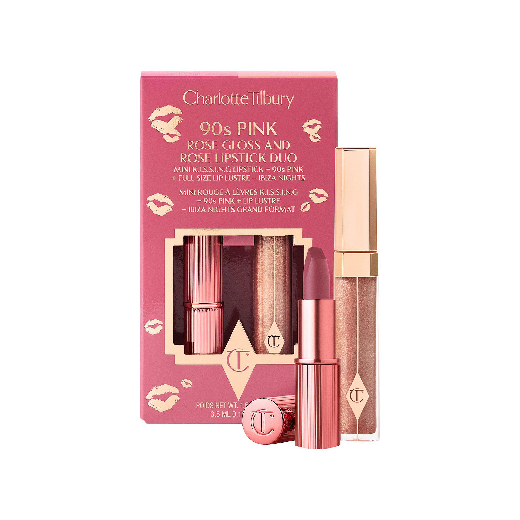 Charlotte Tilbury K.I.S.S.I.N.G Lipstick and Lip Gloss Duos, Size: .45Oz, 9