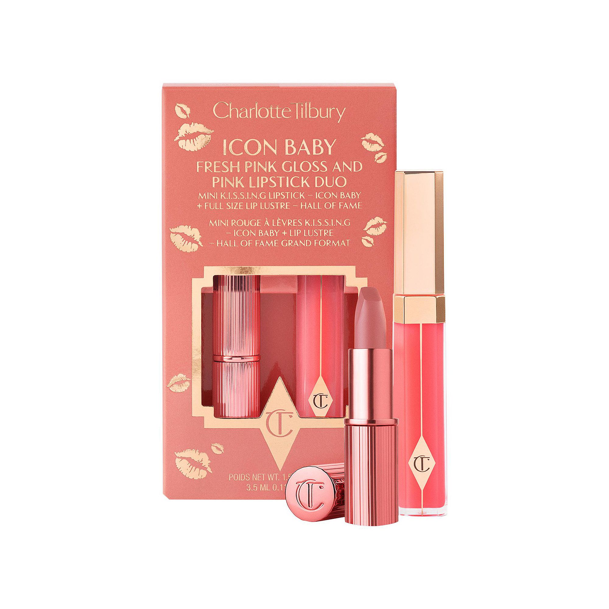 Charlotte Tilbury K.I.S.S.I.N.G Lipstick and Lip Gloss Duos, Size: .45Oz, I