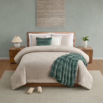 Bearpaw Carson Embossed Comforter Set with Shams