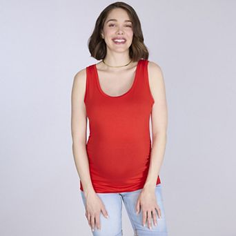 Maternity Motherhood® Side Ruched Tank