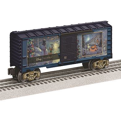 Disney's Mickey Mouse & Minnie Mouse Lionel Thomas Kinkade Studios Christmas Lodge Boxcar