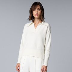 Kohls womens white sweaters best sale