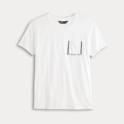 Women's Simply Vera Vera Wang Jeweled Pocket Tee
