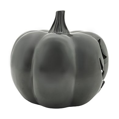 Celebrate Together™ Halloween Large Black Pumpkin LED Lantern Table Decor