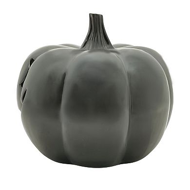 Celebrate Together™ Halloween Large Black Pumpkin LED Lantern Table Decor
