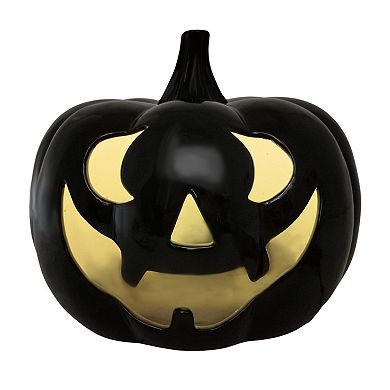 Celebrate Together™ Halloween Large Black Pumpkin LED Lantern Table Decor