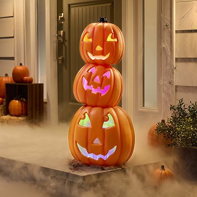 Celebrate Together™ Halloween LED Pumpkin Stack Floor Decor