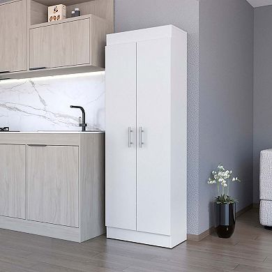 Dawson Pantry Cabinet With Sleek 5-shelf Storage