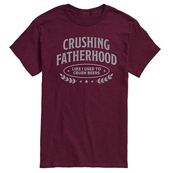 Men's Crushing Fatherhood Graphic Tee