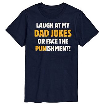 Men's Dad Jokes Punishment Graphic Tee