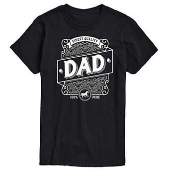 Men's Dad Liquor Label Graphic Tee