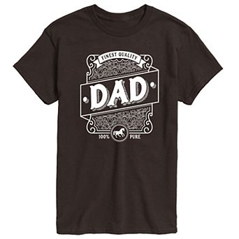 Men's Dad Liquor Label Graphic Tee