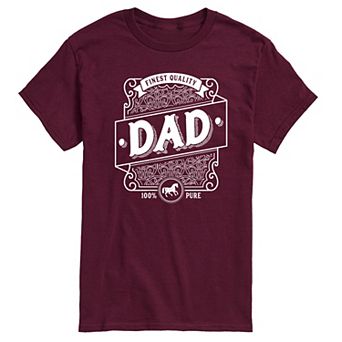 Men's Dad Liquor Label Graphic Tee