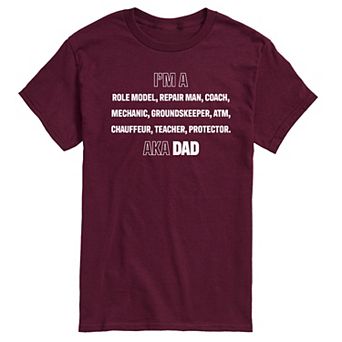 Men's I'm A Dad List Graphic Tee
